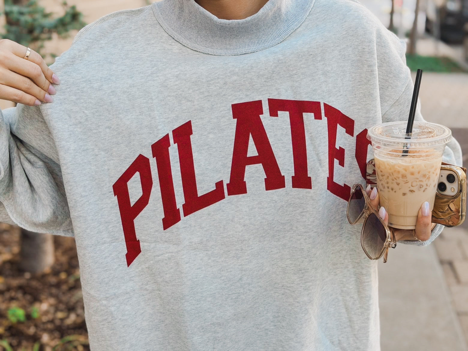 Pilates & Yoga Mock Neck