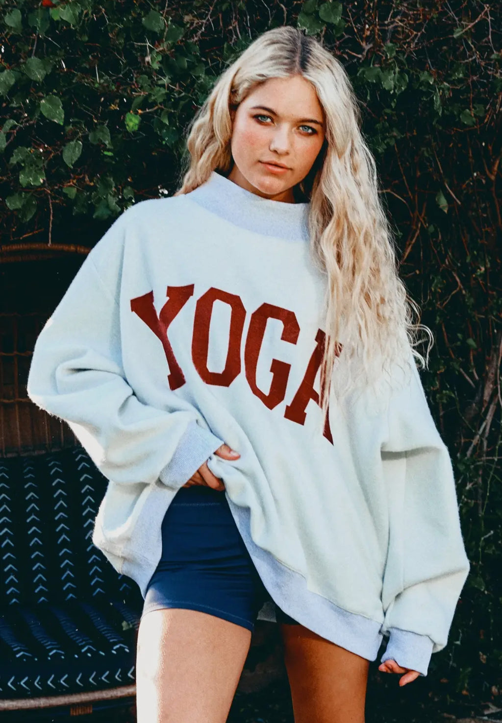 Pilates & Yoga Mock Neck